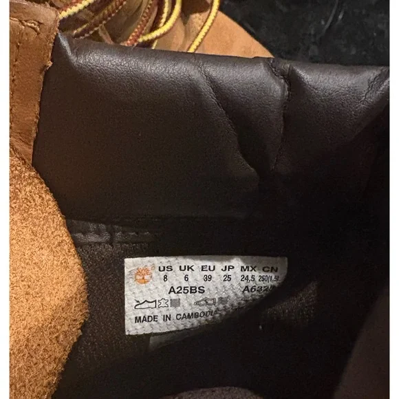 Timberland Heeled Kinsley Waterproof Boots In Wheat Size 8 - Picture 5 of 8